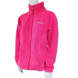 Columbia Pink Fleece Jacket (M)